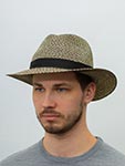 Шляпа STETSON арт. 2478519 TRAVELLER TOYO (черный / бежевый)